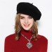 Girls French Wool Artist Beret Flat Cap Winter Warm Stylish Painter Trilby Y63  eb-98485430